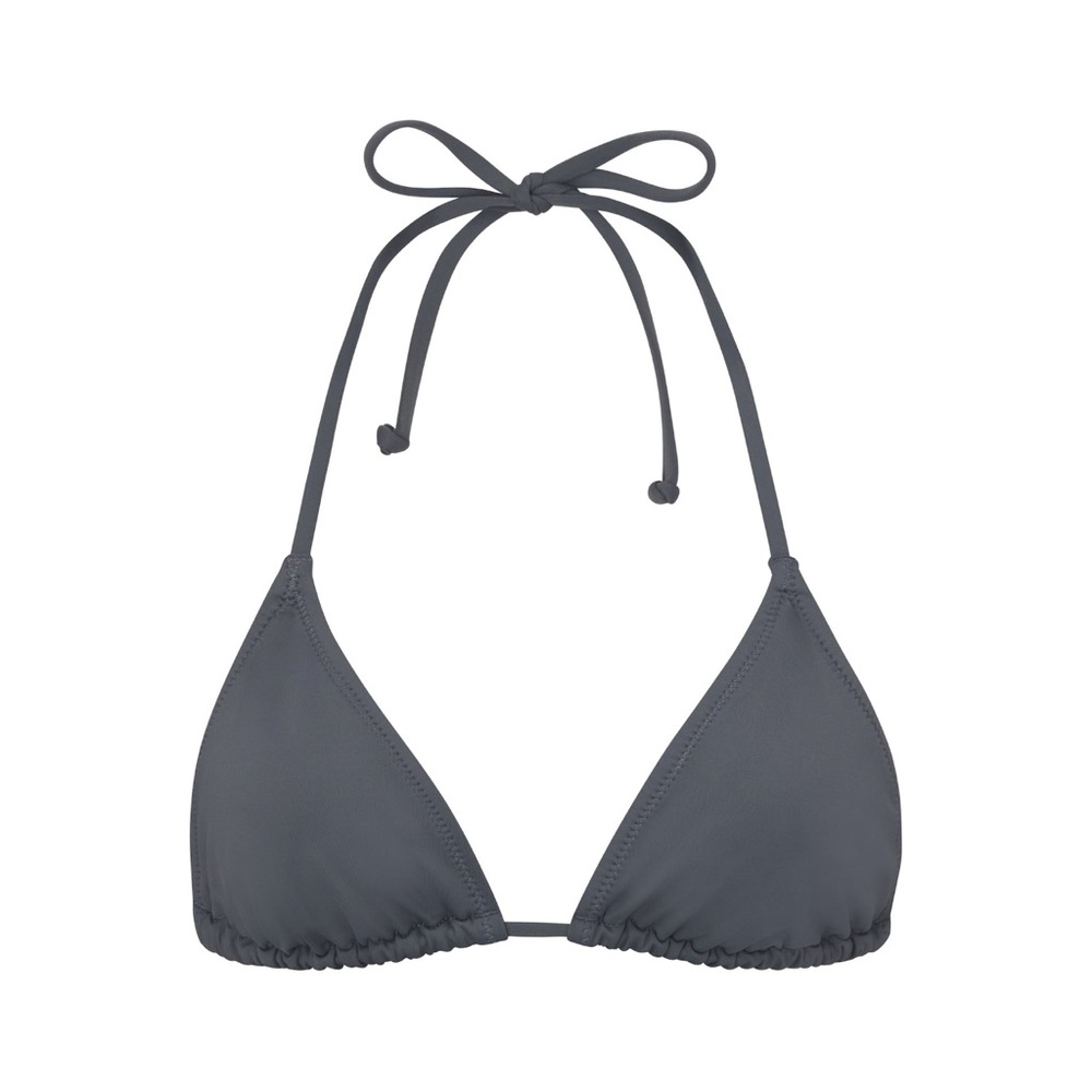 Skims Swim Triangle Top gunmetal Medium